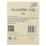 Reusable Cup & Silicone lid - 8oz