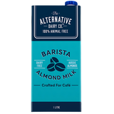 THE ALTERNATIVE DAIRY CO BARISTA 1L ALMOND MILK 12 PACK (12x1L)