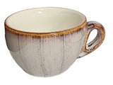Incasa Reactive Beige Cups (Espresso & Cappuccino + Saucer)