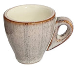 Incasa Reactive Beige Cups (Espresso & Cappuccino + Saucer)