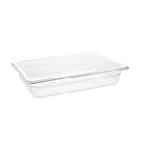Clear Polycarbonate Food Pan 1/2 Size 65mm & Lid Cover (Sold Separately)
