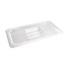 Black Polycarbonate Food Pan 1/3 Size 65mm & Lid Cover