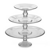 Libbey Selene 3 Tier Glass Footed Platter