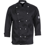 Traditional Chef Jacket Long Sleeves Black