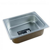 Chef Inox 18/10 Stainless Steel Gastronorm Pan - Size 1/2 - 3 Sizes & Lid available