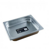 Chef Inox 18/10 Stainless Steel Gastronorm Pan - Size 1/2 - 3 Sizes & Lid available