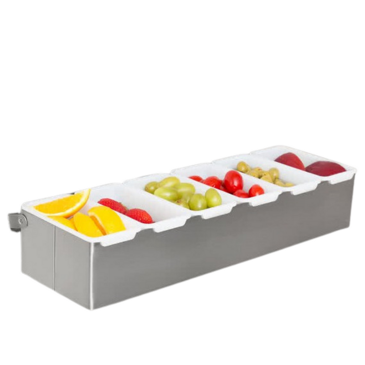 Chef Inox 6-Compartment Condiment Dispenser – Ronita