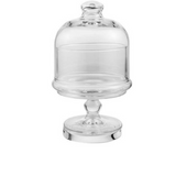 Libbey Glass Footed Server W/ Dome 2pc