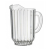 Pitcher San Plastic Ribbed Clear 1.8L