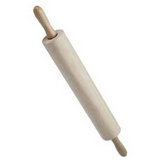 Chef Inox Heavy Duty Rolling Pin Beechwood with Stainless Steel Ball Bearings 455mm